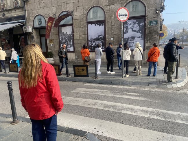 the site of Archduke Ferdinand's assassination, start of WWI
