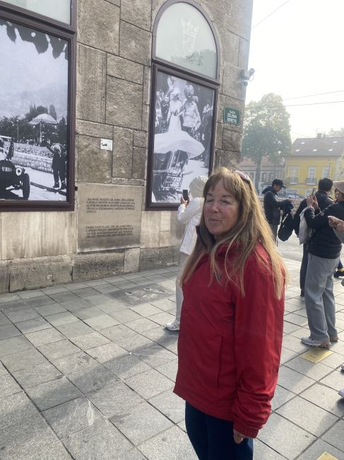 the site of Archduke Ferdinand's assassination
