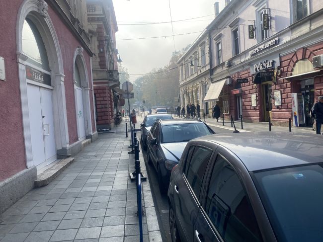 view of the street of the site of Archduke Ferdinand's assassination
