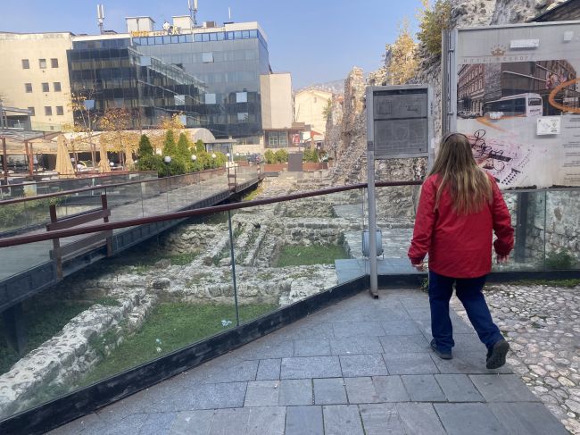 These are the ruins of one of 3 caravanserais in Sarajevo.  This one was near the site of Archduke Ferdinand's assassination
