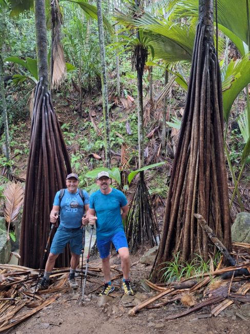 During nature walk in Mahe, Seychelles
