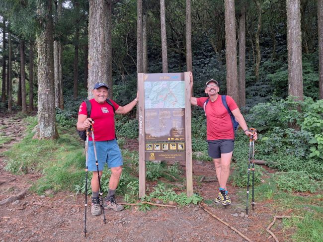 Starting to climb Piton Des Neiges
