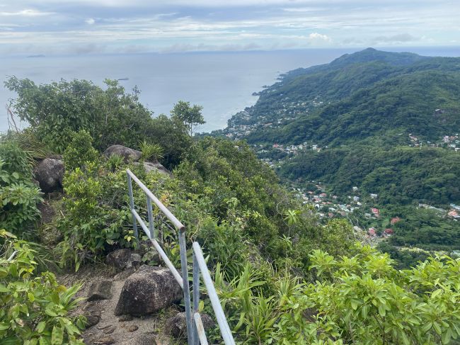 View down from end of hike
