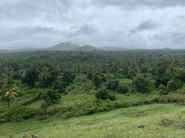 View of Comoros hinterland as seen during day long driving tour
