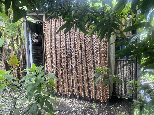 Our toilet during lunch during our day tour of Comoros
