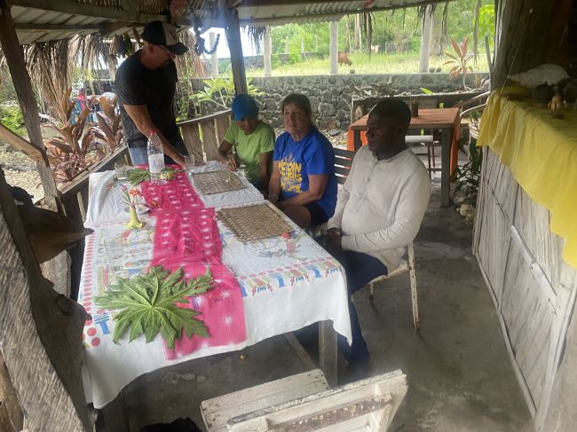 Our lunch during our day tour of Comoros
