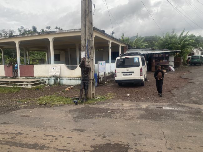 Sharia law punishment being enacted in Comoros.  He had old and snails on his body!!  Yikes.
