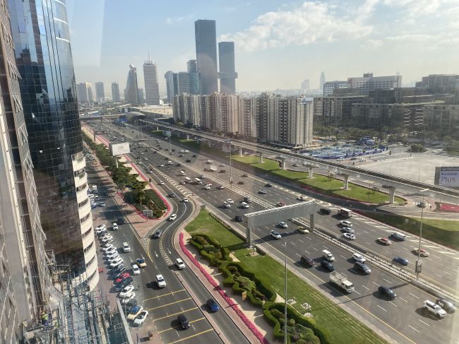 2/10 morning view of Dubai as seen from our hotel room
