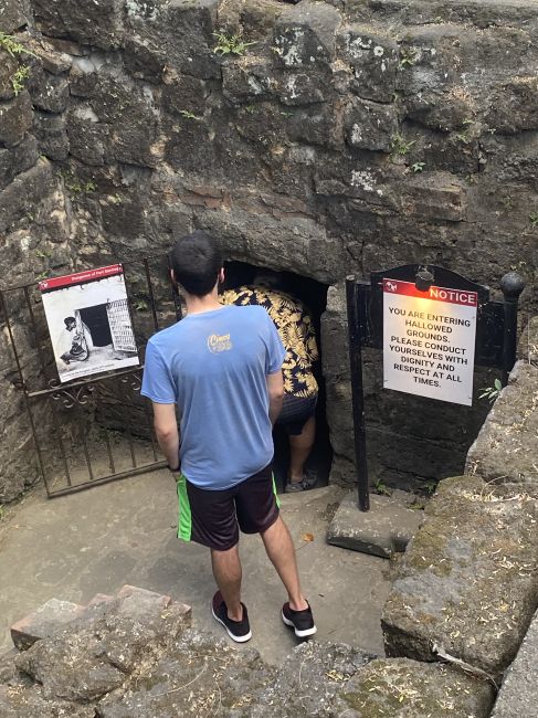 2/12 Fort Santiago, Manila (many dead US and Filipino POWS found in these tunnels upon liberation)
