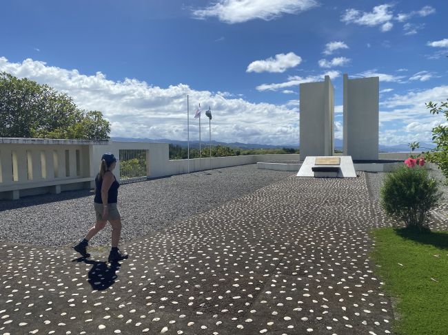 2/15 Japanese war memorial, Guadalcanal, Solomon Islands
