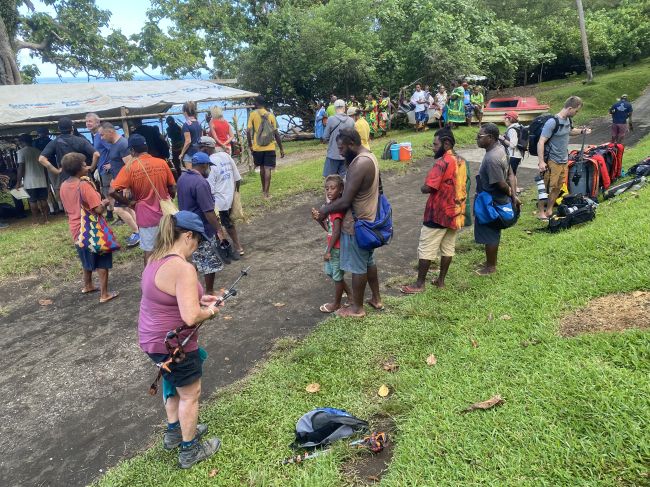 2/19/24 Landing beach on Ambryn, Vanuatu
