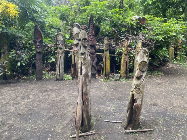 Tapus before ceremony in Ambryn, Vanuatu
