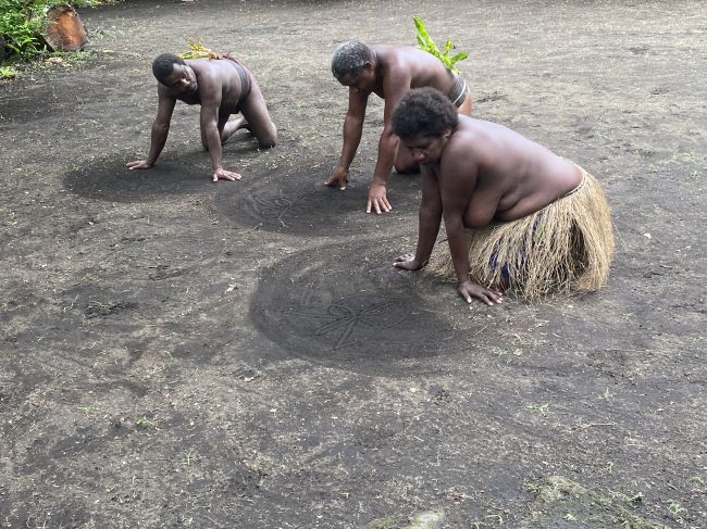 2/19/24 VERY rare ceremony (see traditional non-dress!) in Ambryn, Vanuatu
