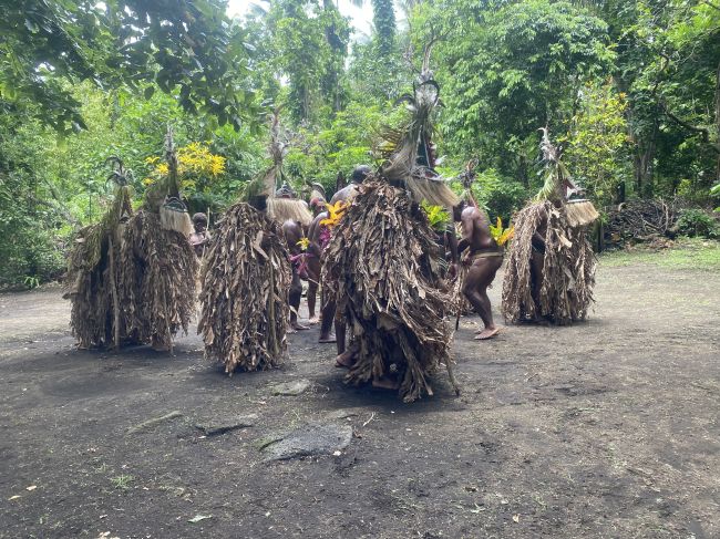 2/19/24 VERY rare ceremony (see traditional non-dress!) in Ambryn, Vanuatu
