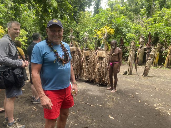 2/19/24 VERY rare ceremony (see traditional non-dress!) in Ambryn, Vanuatu
