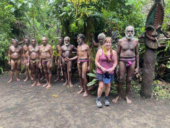 2/19/24 VERY rare ceremony (see traditional non-dress!) in Ambryn, Vanuatu
