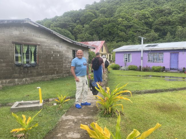 Small town in Beqa, Fiji
