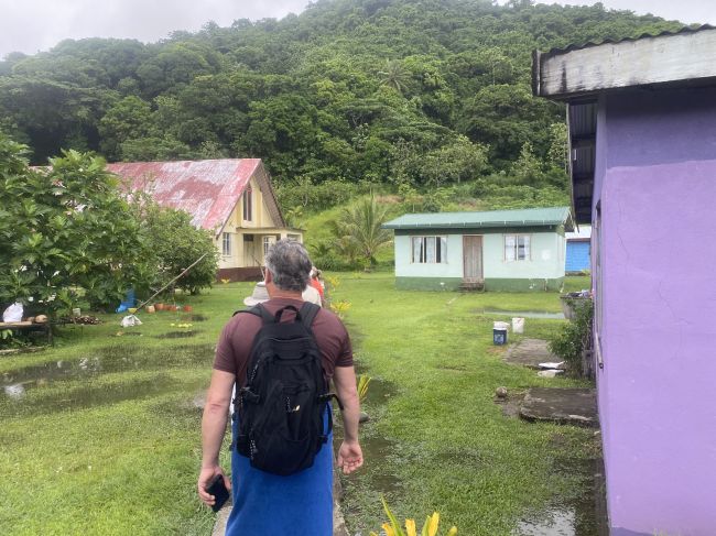 Small town in Beqa, Fiji
