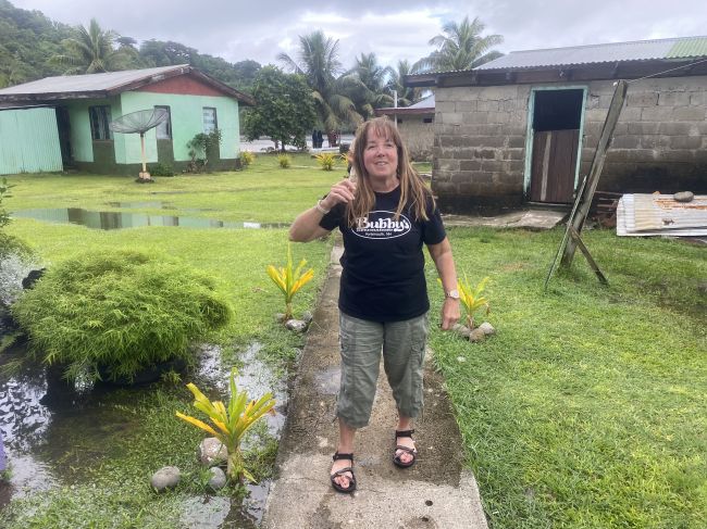 Small town in Beqa, Fiji
