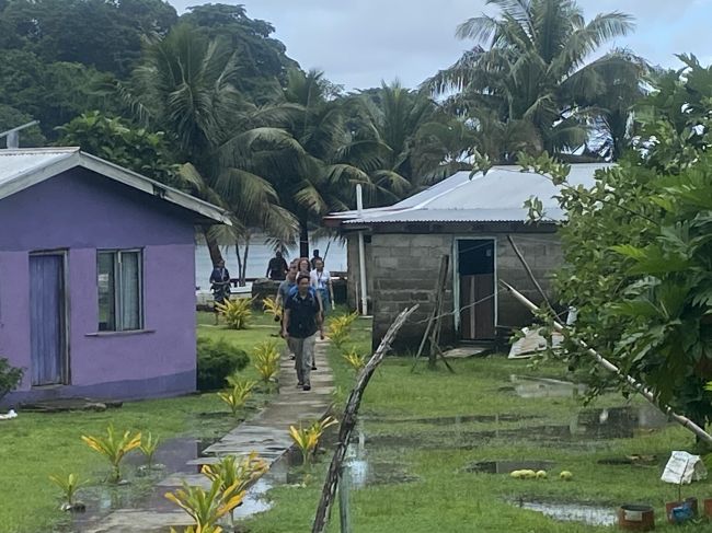 Small town in Beqa, Fiji
