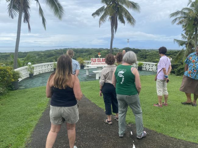 2/25/24 Visit to Christian Village in Fiji - COVER THOSE LEGS!
