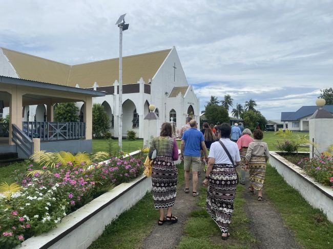 Visit to Christian Village in Fiji
