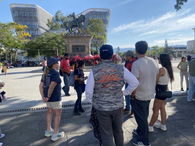 2/7 San Salvador, El Salvador - our walking tour group
