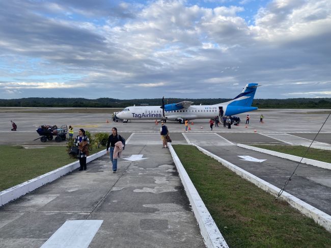 2/9 landing in Flores, Guatemala coming from Guatemala City
