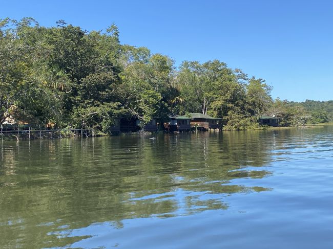 2/11 View of our Las Lagunas Boutique Hotel in Flores, Guatemala (near Tikal)
