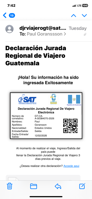 2/12 our web-based immigration document for departing Guatemala en route to Honduras
