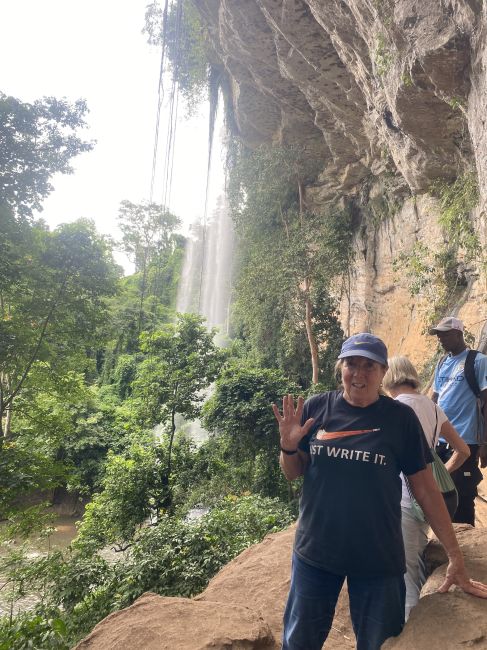 9/13/26:  first set of waterfalls, hours inland from Conakry

