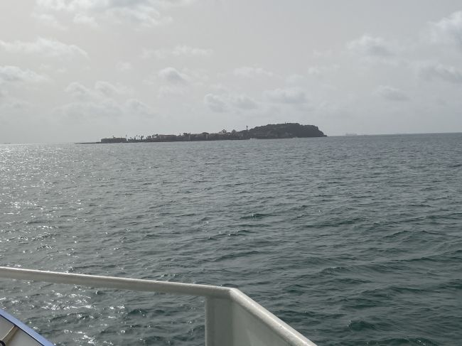 9/17/26 View of Dakar, Senegal:  from ferry to Goree Island.
