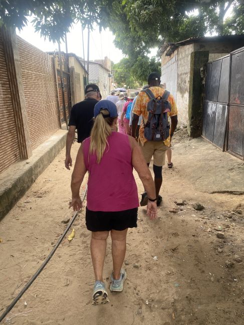9/18/26 Banjul, The Gambia: walking to crocodile sanctuary 
