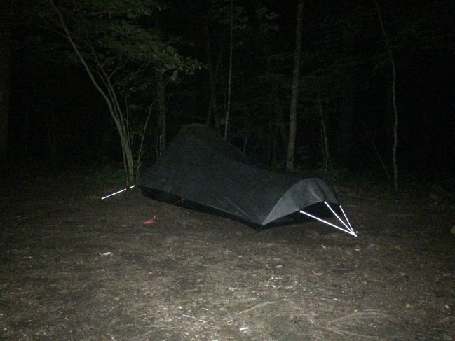 8/12 tenting at Ceasar Brook campsite
