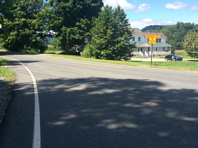 8/13 3 mile roadwalk detour due to bridge out
