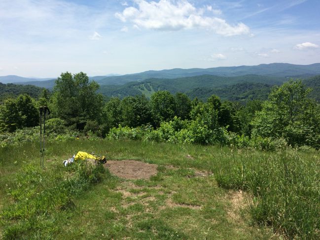 6/11 View south to Suicide Six ski area

