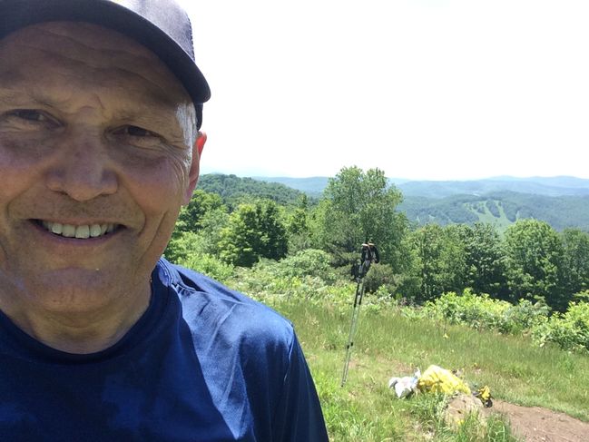 6/11 View south to Suicide Six (near Woodstock)
