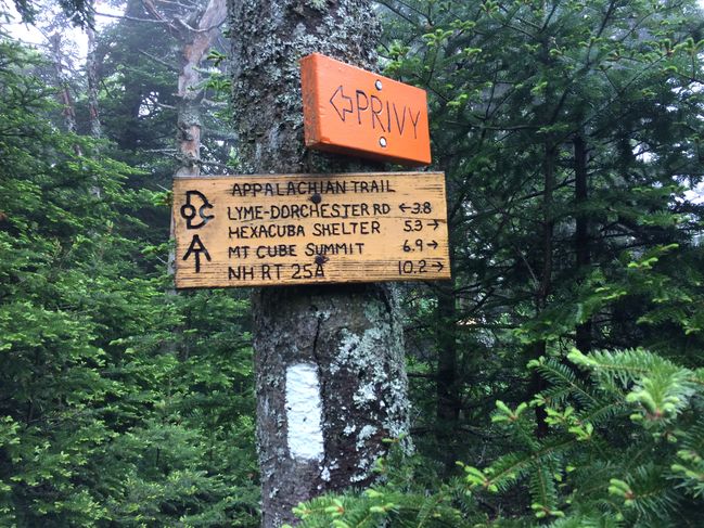 6/8 Approaching Mt. Cube (rainy, cold day)
