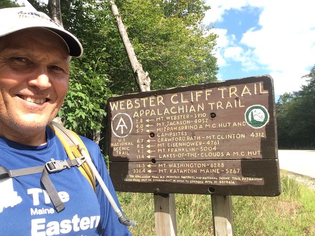 8/23 Starting ascent of Presidentials
