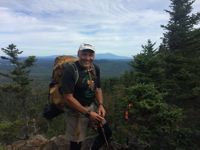 9/22 Katahdin from top of Whitecap Mtn.
