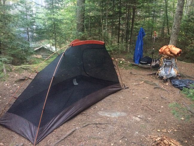 9/23 Rainbow Stream shelter camp
