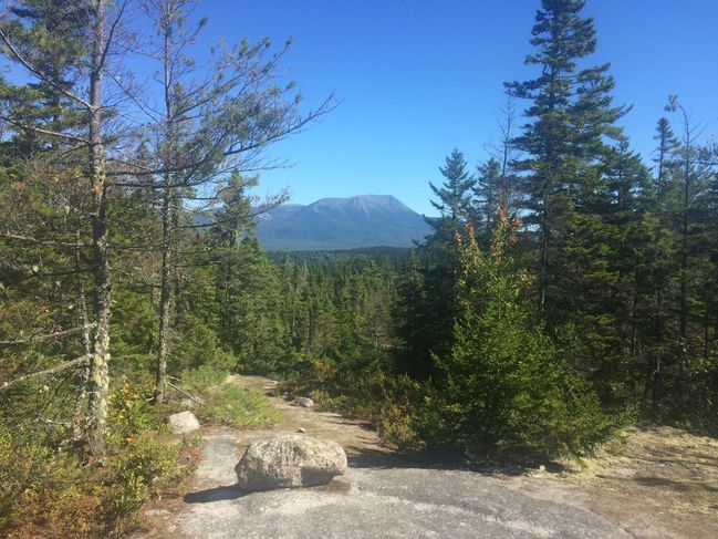 9/24 Katahdin from Rainbow Ledges
