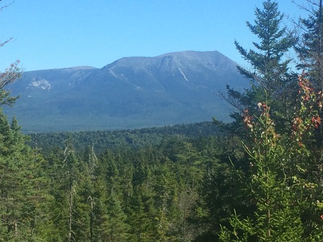 9/24 Katahdin from Rainbow Ledges
