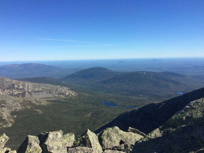 views from the summit of Katahdin
