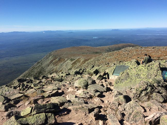 views from the summit of Katahdin
