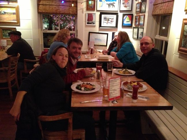 Meeting Jenny and Glenn in Annapolis after the game
