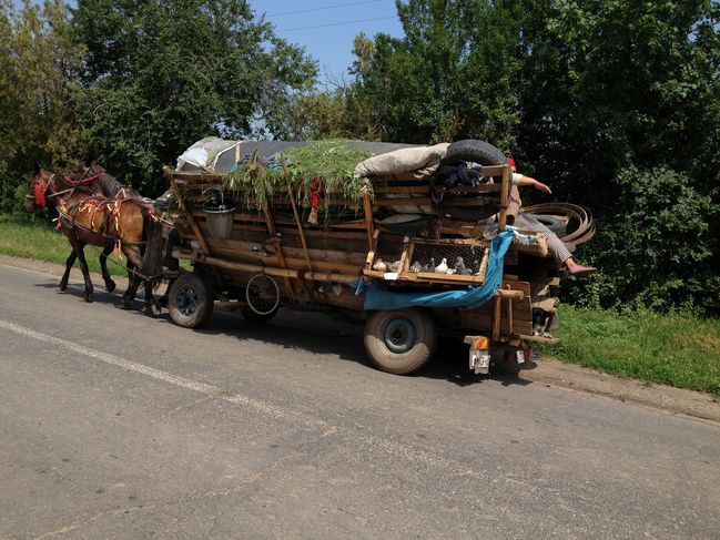 Gypsies in Viisoara, Romania
