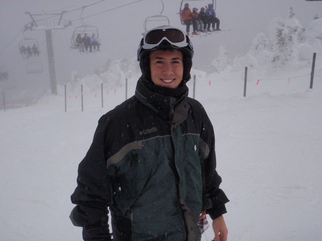 It was snowing/sleeting at the summit most of the day
