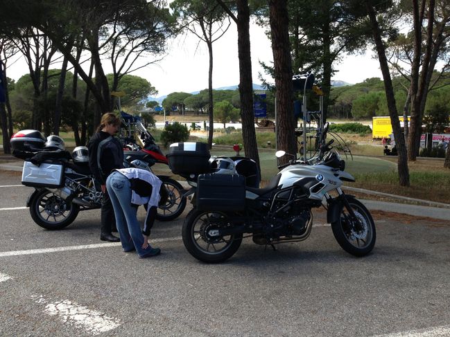 Last 'aire' of the trip between Avignon and Nice
