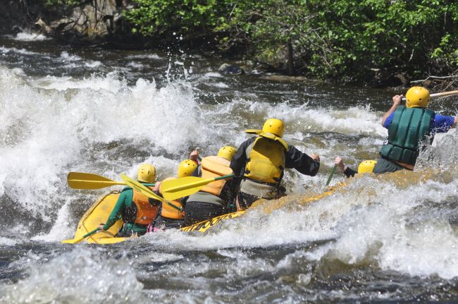 Paul still in raft
